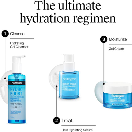 Hydro Boost Gel Cream Face Moisturizer, 47Ml | Lightweight Moisturizer with Hyaluronic Acid, Instant Absorption, Oil-Free, Non-Comedogenic, for Normal to Dry Skin