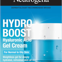 Hydro Boost Gel Cream Face Moisturizer, 47Ml | Lightweight Moisturizer with Hyaluronic Acid, Instant Absorption, Oil-Free, Non-Comedogenic, for Normal to Dry Skin