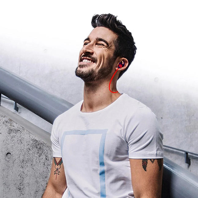 Xrm X5 Sports Ipx4 Waterproof Magnetic Earbuds Wireless Bluetooth V4.1 Stereo in Headset Red