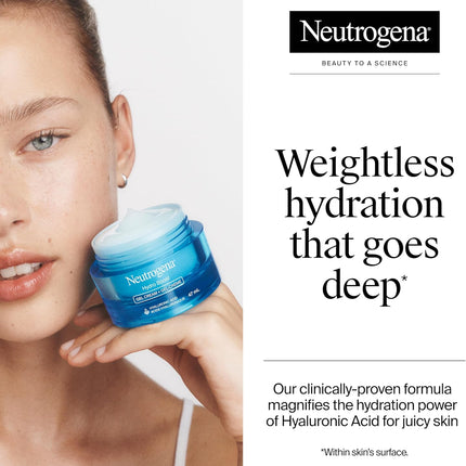 Hydro Boost Gel Cream Face Moisturizer, 47Ml | Lightweight Moisturizer with Hyaluronic Acid, Instant Absorption, Oil-Free, Non-Comedogenic, for Normal to Dry Skin