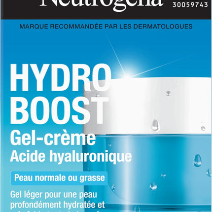 Hydro Boost Gel Cream Face Moisturizer, 47Ml | Lightweight Moisturizer with Hyaluronic Acid, Instant Absorption, Oil-Free, Non-Comedogenic, for Normal to Dry Skin
