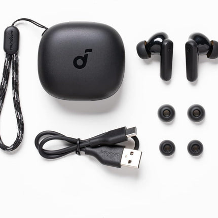 by Anker P20I True Wireless Earbuds, 10Mm Drivers with Big Bass, Bluetooth 5.3, 30H Long Playtime, IPX5 Water-Resistant, 2 Mics for AI Clear Calls, 22 Preset Eqs, Customization via App