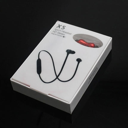Xrm X5 Sports Ipx4 Waterproof Magnetic Earbuds Wireless Bluetooth V4.1 Stereo in Headset Red